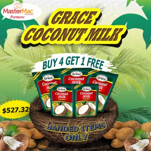 GRACE COCONUT MILK POWDER BUY 4 GET 1 FREE